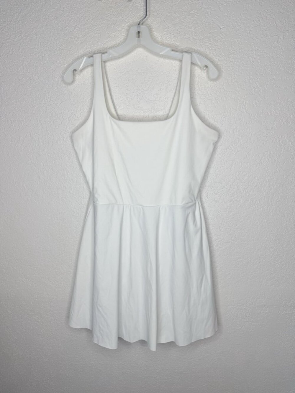 SPANX Get Moving Tennis Athletic White Stretch Skort Mini Dress XL 1E - Picture 2 of 9